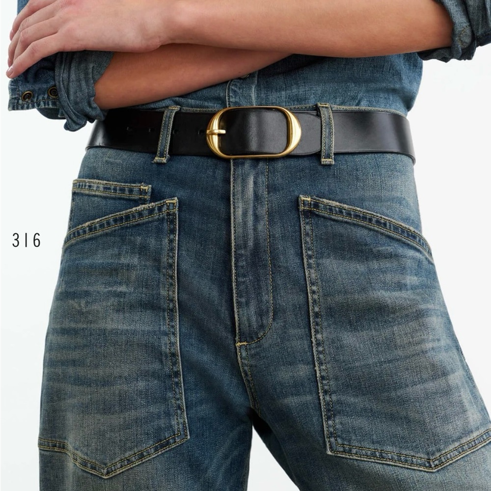 Nili Lotan shon barrel denim 27